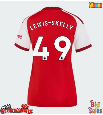 Arsenal Myles Lewis-Skelly #49 Replica Home Stadium Shirt for Women 2026-27 Short Sleeve